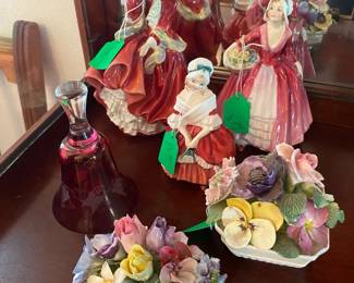 Assortment of Royal Doulton figurines