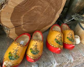 Vintage Wooden shoes from Holland