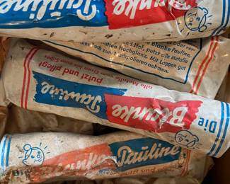 Vintage Tubes of Metal Cleaning Solution by Blanke Pauline