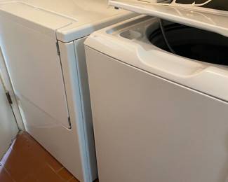 Washer by GE, brand new AND electric Dryer by Maytag Performa