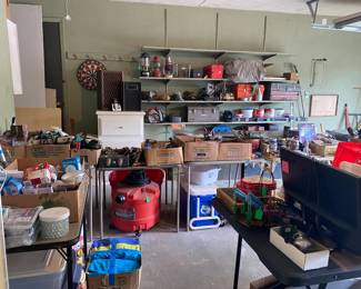 Garage FULL of tools, hand, yard and garden