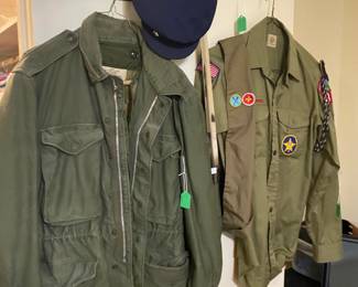 Military Jackets, Vintage Boy Scouts Shirt, cap