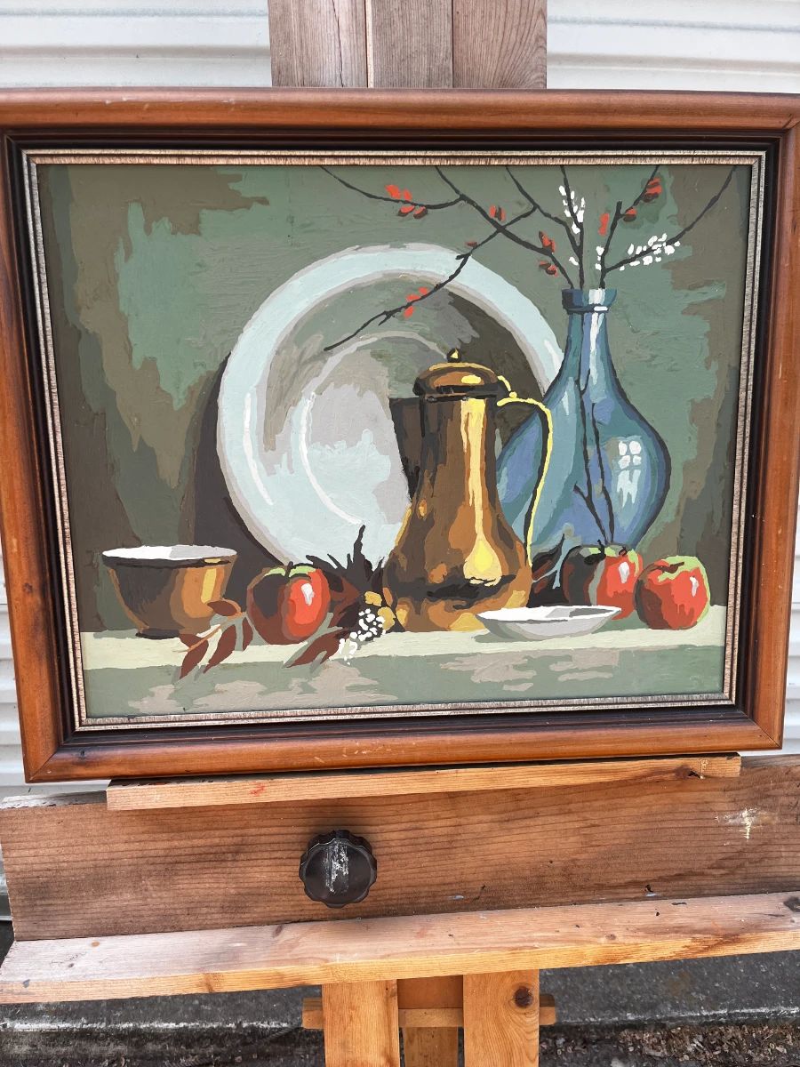 Awesome Paint by numbers in MCM frame