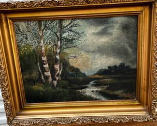 original, signed very nice frame