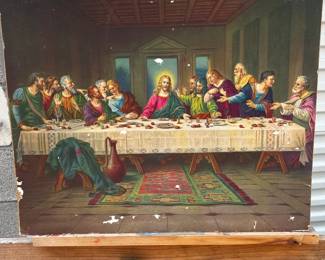 Last supper old/cardboard/nice wear