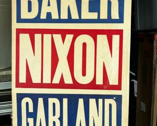 Old political ephemera some damage but rare