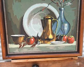 Awesome Paint by numbers in MCM frame