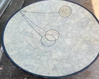 Oversized bowl wall art