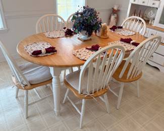 Stunning farm style dining room table
