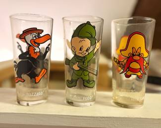 Collectible cartoon glasses