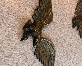 Brass eagle (pair)