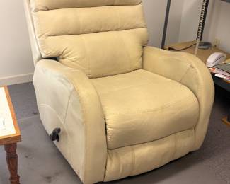 Leather recliner