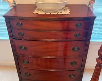 Mahogany chest of drawers