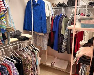 Clothes, purses, and shoes