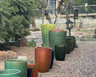 Pot's, pot's and more pot's -[ plus Bird Houses!