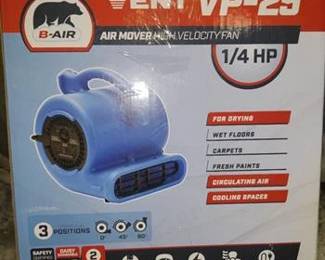 B-Air 13.3 in. H 3 speed Blower Fan