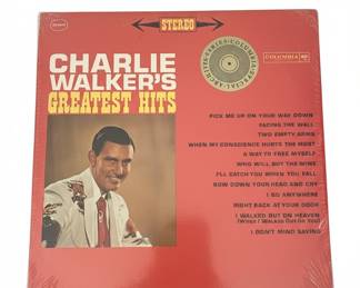 Charlie Walker's Greatest Hits Vinyl Record