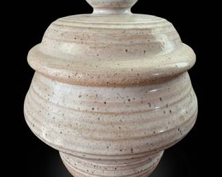 Studio Pottery Lidded Jar