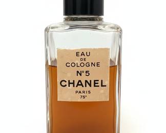 Chanel No. 5 Eau de Cologne Splash Bottle with 75° Marking