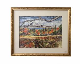 Nancy R. Gonzalez Landscape Watercolor