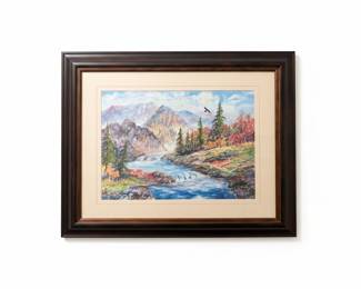 The Double Waterfalls by Nancy R. Gonzalez