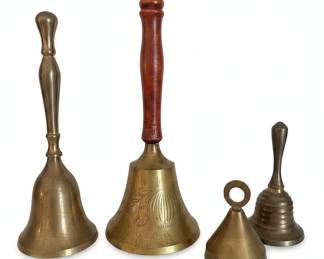 Vintage Brass Hand Bells