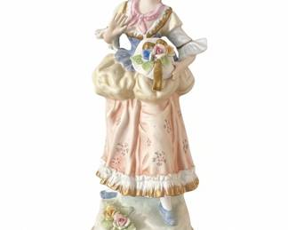 Andrea by Sadek Figurine - "Lady with Flowers"