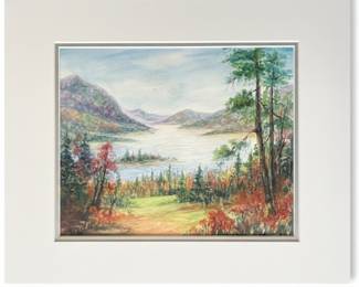 Landscape Watercolor Painting by Nancy R. Gonzalez