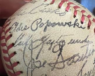 1970 Boston Red Sox Signed Baseball