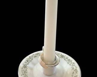 Vintage Mikasa Montclair Porcelain Candlestick