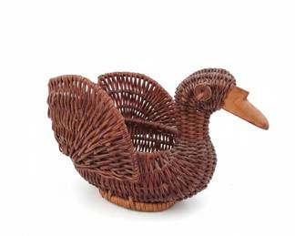 Wicker Duck Basket