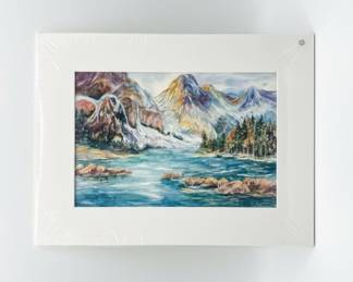 Watercolor Landscape by Nancy R. Gonzalez