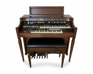 Hammond 8212M Spinet Organ with Leslie Simulation