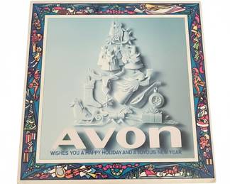 Avon "Wishes You A Happy Holiday And A Joyous New Year" Decorative Plate