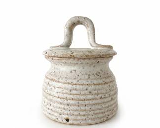 Thomas Reece Hand Thrown Pottery Lidded Jar