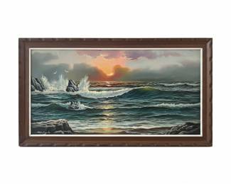 Seascape Oil Painting by Salgado