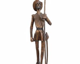 Ouro Artesania Don Quixote Wood Carving