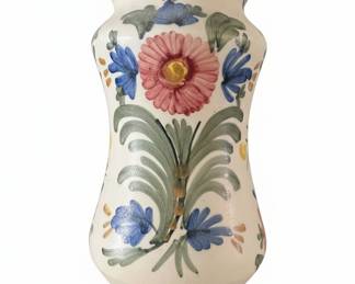 Alaera Espana Hand-Painted Floral Vase