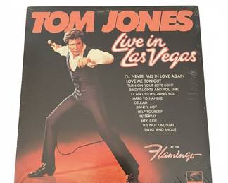 Tom Jones Live in Las Vegas Vinyl Record