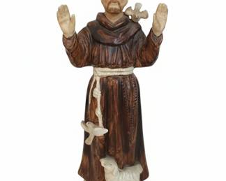 Saint Francis of Assisi Figurine with Dog and Dove