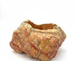 Hand Carved Alabaster Bowl, Volterra, Italy