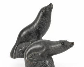 Pair of seal figures