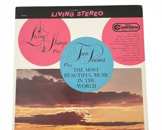 Living Strings Plus Two Pianos Play The Most Beautiful Music In The World Vinyl Record