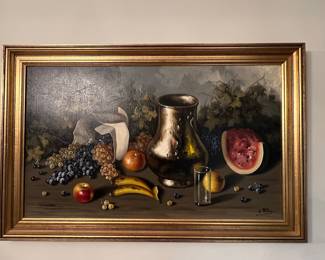 Still Life with Fruit and Vase