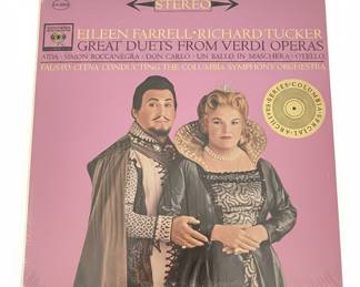 Eileen Farrell and Richard Tucker - Great Duets from Verdi Operas Vinyl Record