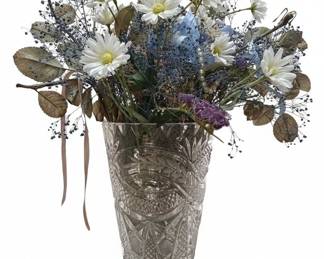 American Brilliant Cut Glass (ABCG) Vase