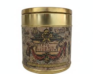 Kaywoodie "Typus Orbis Terrarum" Decorative Tin with Compass
