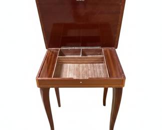 Antique Italian Sorrento Marquetry Music Box Table