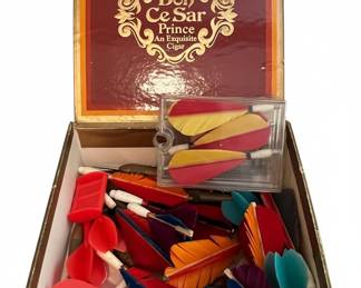 Don Ce Sar Prince An Exquisite Cigar Box with Darts