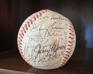 1970 Boston Red Sox Signed Baseball